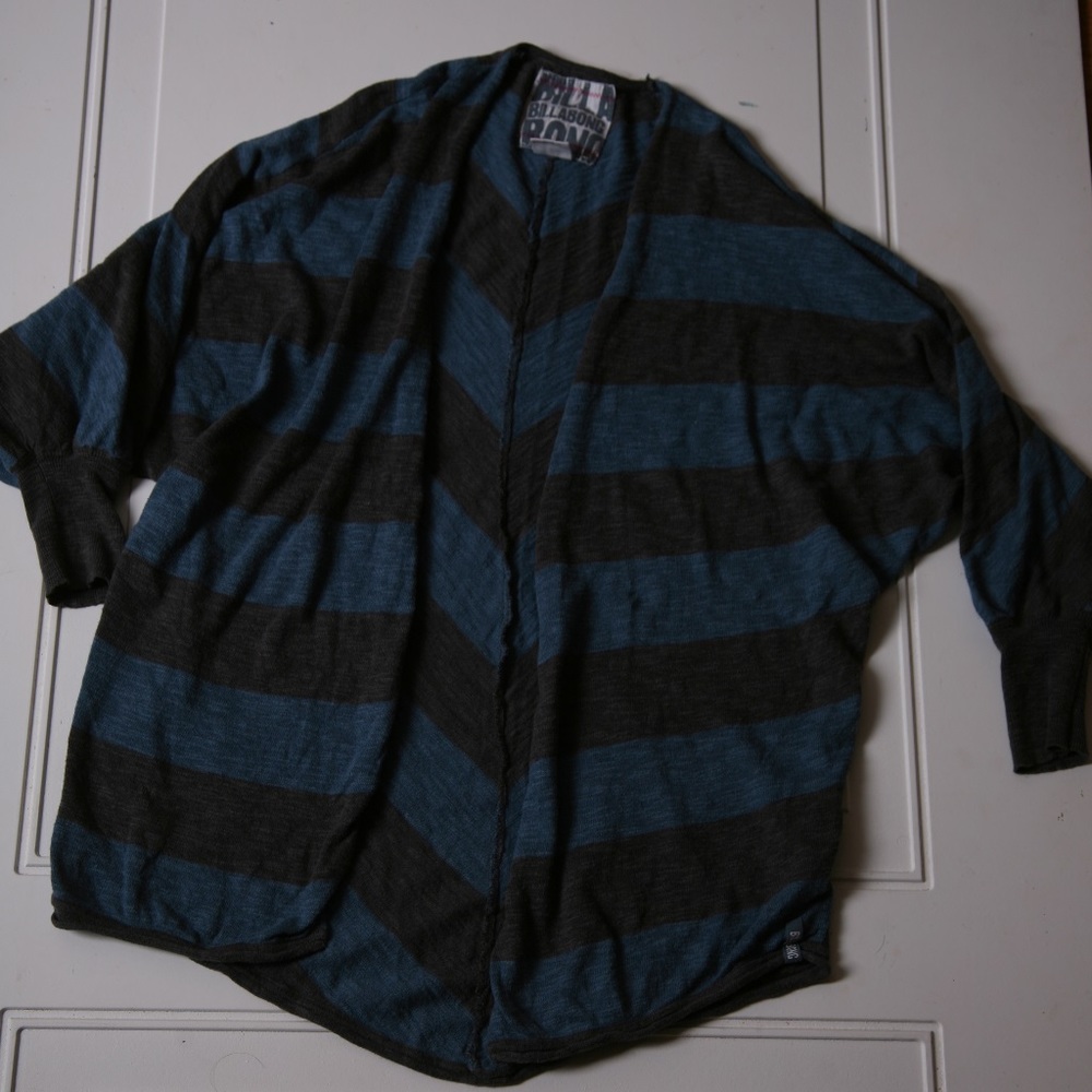 Billabong Cardigan Blue & Gray